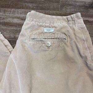 Vineyard Vines Corduroy Pants Mens 36x32 (fits 35x28.5) Tan Preppy
